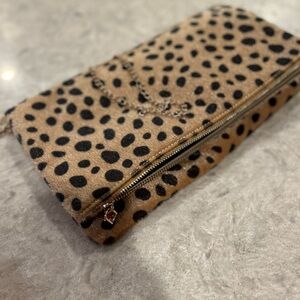 Leopard Print Clutch